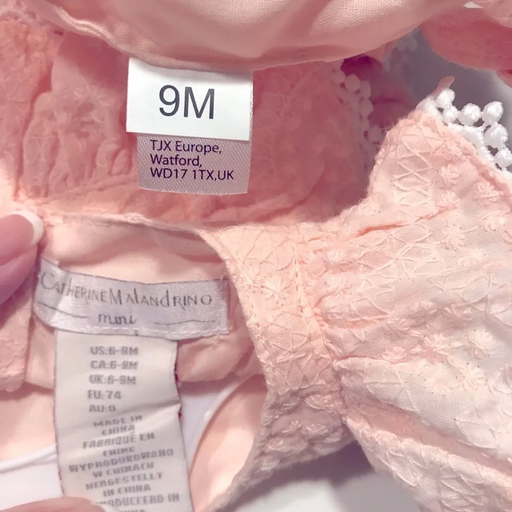 NWOT Catherine Malandrino 6-9Month matching set